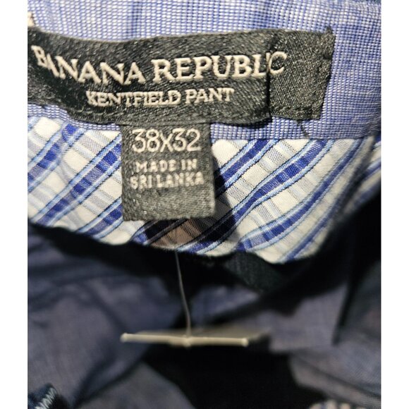 Banana Republic Navy  Corduroy Kentfield Straight Leg Pants Men 38x32 Grunge - Picture 8 of 9